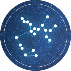 Artistic rendering of the Sagittarius constellation