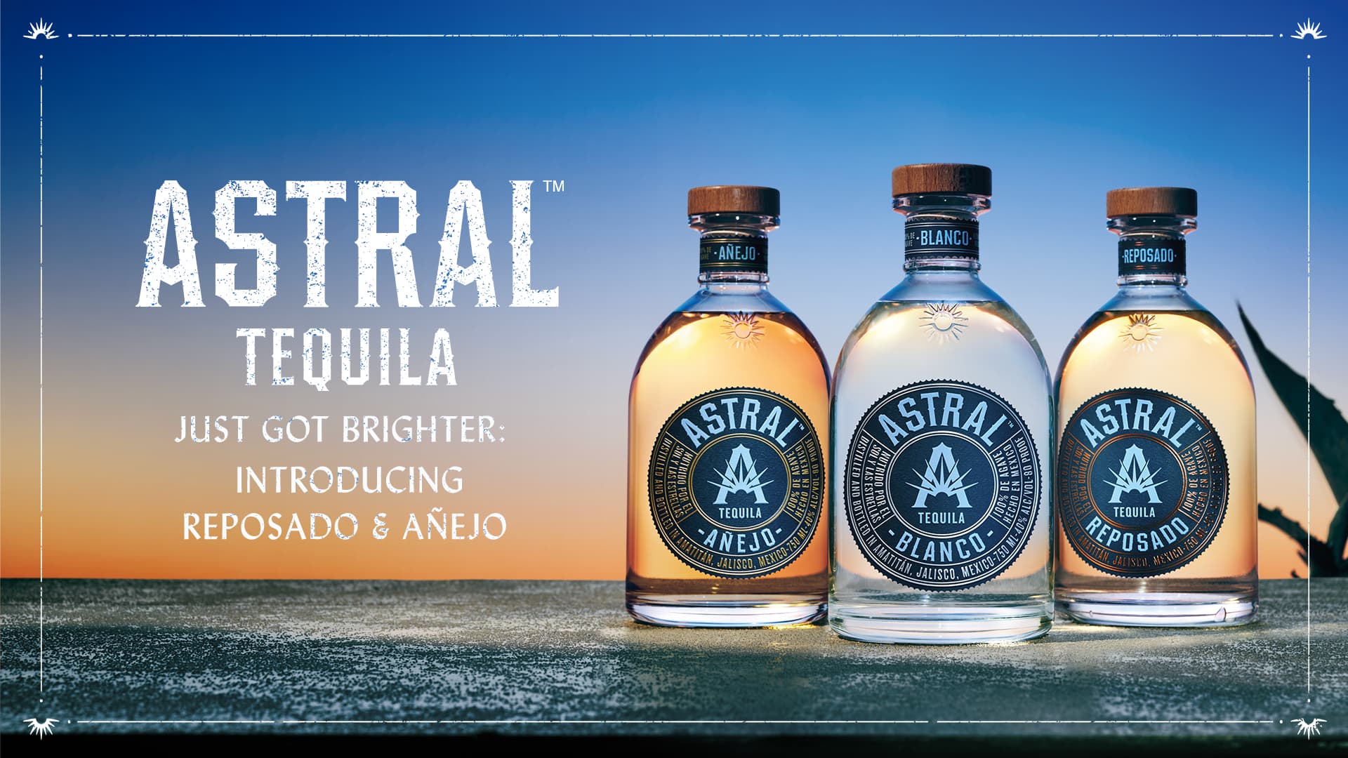 Astral Tequila now available in Reposado and Añejo